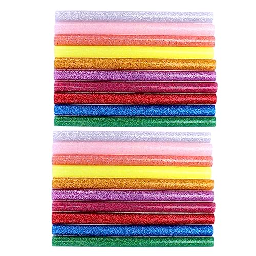 CAXUSD 100 Stück Heißklebestifte Bunte Heißkleberstäbe für Bastelprojekte Kompatibel mit Heißklebepistolen für Kreative Anwendungen und Schnelle Reparaturen CAXUSD 100 Stück Heißklebestifte Bunte Heißkleberstäbe für Bastelprojekte Kompatibel mit Heißklebepistolen für Kreative Anwendungen und Schnelle Reparaturen von CAXUSD