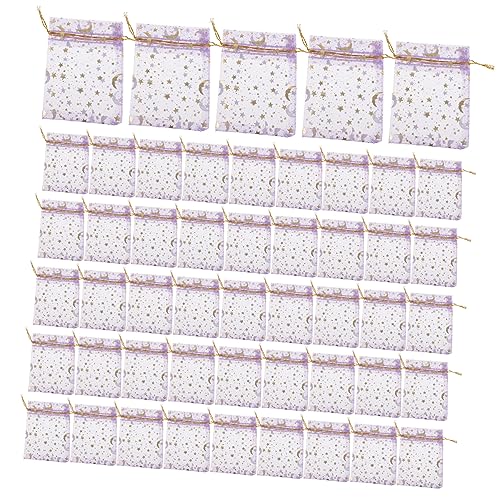 CAXUSD 100 Stück Zarte Organza-beutel Mit Kordelzug, Vielseitig Einsetzbar, Süßigkeiten-geschenkbeutel, Netz-design, Schmuckverpackungsbeutel CAXUSD 100 Stück Zarte Organza-beutel Mit Kordelzug, Vielseitig Einsetzbar, Süßigkeiten-geschenkbeutel, Netz-design, Schmuckverpackungsbeutel von CAXUSD