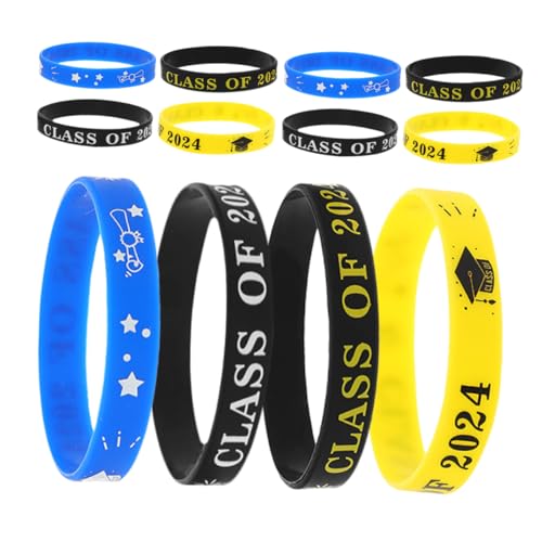 CAXUSD 12 Stück 2024 Abschlussarmband Abschluss Armband To-do-liste-armband Grad Schulmaterial Abschlussbanner Gewichtsarmbänder Abschlussplakat Abschluss Bilderrahmen Kieselgel CAXUSD 12 Stück 2024 Abschlussarmband Abschluss Armband To-do-liste-armband Grad Schulmaterial Abschlussbanner Gewichtsarmbänder Abschlussplakat Abschluss Bilderrahmen Kieselgel von CAXUSD