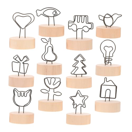 CAXUSD 12 Stück Vintage Holz Memo Clips mit Draht Multifunktionale Karten und Notizhalter für Büro und Zuhause Retro Design für Fotos und Botschaften CAXUSD 12 Stück Vintage Holz Memo Clips mit Draht Multifunktionale Karten und Notizhalter für Büro und Zuhause Retro Design für Fotos und Botschaften von CAXUSD