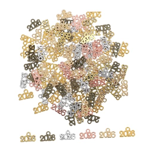 CAXUSD 120 Stück Schlüsselanhänger Anhänger Schmuck Gürtel Stirnband Halskette Zahlenschloss Schlüsselanhänger Charm Damen Schlüsselanhänger Damen Handtasche Anhänger von CAXUSD