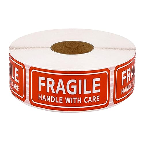 CAXUSD 150Stücke Fragile Aufkleber Für Versandverpackungen Zerbrechliche Rot Selbstklebende Warnhinweise Für Sichere Versandpflege Aufkleber CAXUSD 150Stücke Fragile Aufkleber Für Versandverpackungen Zerbrechliche Rot Selbstklebende Warnhinweise Für Sichere Versandpflege Aufkleber von CAXUSD