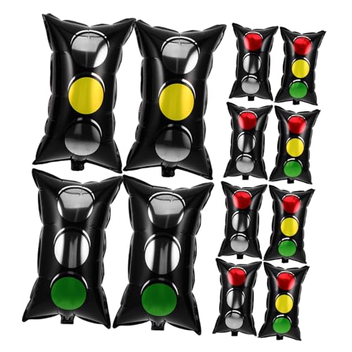 CAXUSD 16 Stück Teiliges Verkehrsampel Folienballon Wiederverwendbar Kreative Foto requisiten für Rennwagen Kindergeburtstag Einfache Dekoration für Fahrzeug themenparty Partygeschenke CAXUSD 16 Stück Teiliges Verkehrsampel Folienballon Wiederverwendbar Kreative Foto requisiten für Rennwagen Kindergeburtstag Einfache Dekoration für Fahrzeug themenparty Partygeschenke von CAXUSD