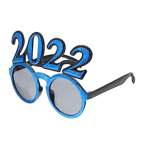 CAXUSD Weihnachtsschmuck 1Stk 2022 Brille Kinderkostüme 2022 neu Gläser Weihnachtsdekorationen Partydekorationen für das neue Jahr Brillengestelle lustig Partybedarf Zubehör schmücken von CAXUSD