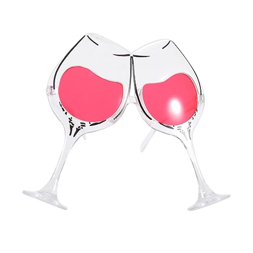 CAXUSD Partydekoration 1Stk Festival-Accessoire Nachtclub-Brille Bardekoration Bar-Dekor Brillengestelle Halloween Sonnenbrille Gläser verrückte Brillen Partybrille Modellieren Maske von CAXUSD