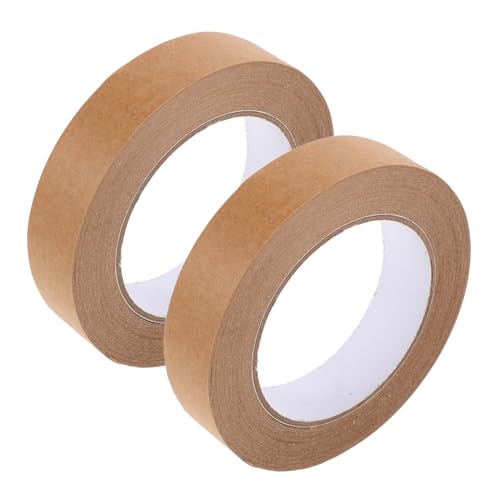 CAXUSD 2 STÜCK Beschreibbares Braunes Kraftpapier Klebeband Leicht Abreißbar für Kartonversand Verpackung Einrahmung Vielseitig Verwendbar Umweltfreundlich CAXUSD 2 STÜCK Beschreibbares Braunes Kraftpapier Klebeband Leicht Abreißbar für Kartonversand Verpackung Einrahmung Vielseitig Verwendbar Umweltfreundlich von CAXUSD