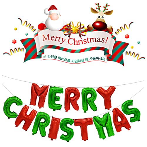 CAXUSD 2 Sets mit 16 Weihnachtsballons Aus Aluminiumfolie „frohe Weihnachten“ 32 Weihnachtsdekorationen Sicher und Gut Versiegelt für Weihnachtsveranstaltungen CAXUSD 2 Sets mit 16 Weihnachtsballons Aus Aluminiumfolie „frohe Weihnachten“ 32 Weihnachtsdekorationen Sicher und Gut Versiegelt für Weihnachtsveranstaltungen von CAXUSD