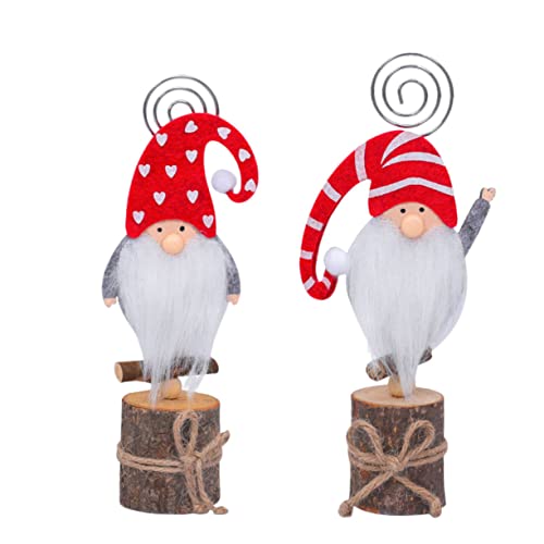CAXUSD 2 Stück Gesichtslose Puppe Visitenkartenhalter Weihnachtskartenhalterständer Mini visitenkarten halterung weihnachtsdeko Weihnachts-Büroklammern Tischnummernhalter Hölzern rot CAXUSD 2 Stück Gesichtslose Puppe Visitenkartenhalter Weihnachtskartenhalterständer Mini visitenkarten halterung weihnachtsdeko Weihnachts-Büroklammern Tischnummernhalter Hölzern rot von CAXUSD