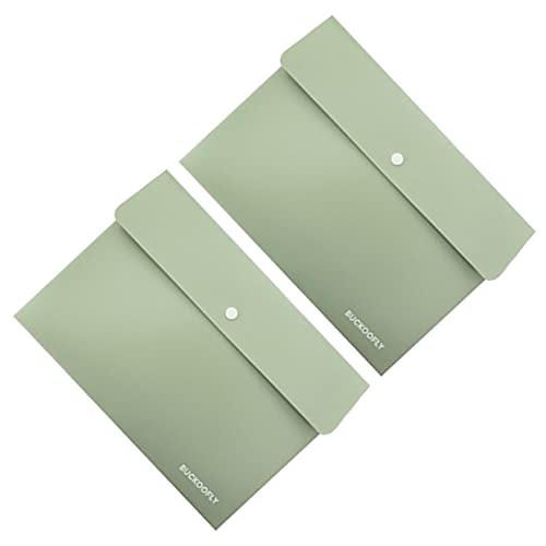 CAXUSD 2 Stück Halter Dokument aufbewahrungssack storage pockets bürogadges dokumentenablage Schreibwarenbedarf Ordner Veranstalter Lagerung briefumschläge Aktentaschen mit Schnalle Green CAXUSD 2 Stück Halter Dokument aufbewahrungssack storage pockets bürogadges dokumentenablage Schreibwarenbedarf Ordner Veranstalter Lagerung briefumschläge Aktentaschen mit Schnalle Green von CAXUSD