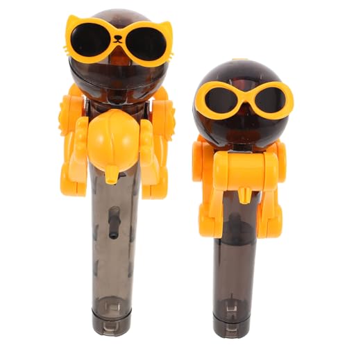 CAXUSD 2 Stück Lutscherspeicherspielzeug kreativer Lutscher-Organizer kreatives Lutscher-Display Party-Lollipop-Roboter Party Lollipop Container Kreatives Roboterspielzeug Plastik Schwarz CAXUSD 2 Stück Lutscherspeicherspielzeug kreativer Lutscher-Organizer kreatives Lutscher-Display Party-Lollipop-Roboter Party Lollipop Container Kreatives Roboterspielzeug Plastik Schwarz von CAXUSD