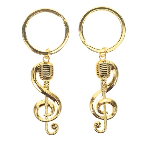 CAXUSD 2 Stück Musiknoten Schlüsselanhänger Musikanhänger Mikrofon Schlüsselanhänger Musikfestival Schlüsselanhänger Musikzimmer Musiksymbol Schlüsselringe Sound CAXUSD 2 Stück Musiknoten Schlüsselanhänger Musikanhänger Mikrofon Schlüsselanhänger Musikfestival Schlüsselanhänger Musikzimmer Musiksymbol Schlüsselringe Sound von CAXUSD
