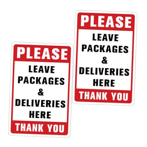 CAXUSD 2 Stück PVC Aufkleber Leave Packages Here Selbstklebend Wetterfeste Wandsticker für Glatte Oberflächen Auffälliges Design für Zuhause Büro und Wohnungen CAXUSD 2 Stück PVC Aufkleber Leave Packages Here Selbstklebend Wetterfeste Wandsticker für Glatte Oberflächen Auffälliges Design für Zuhause Büro und Wohnungen von CAXUSD