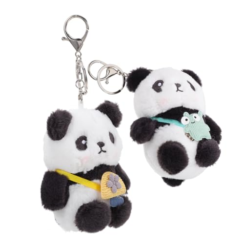 CAXUSD 2 Stück Panda-Schlüsselanhänger Netter Schlüsselbund Hase kleine Kuscheltiere Rucksackanhänger Niedliche Schlüsselanhänger für Rucksäcke Taschenanhänger Baumwolle CAXUSD 2 Stück Panda-Schlüsselanhänger Netter Schlüsselbund Hase kleine Kuscheltiere Rucksackanhänger Niedliche Schlüsselanhänger für Rucksäcke Taschenanhänger Baumwolle von CAXUSD
