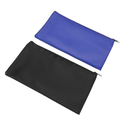 CAXUSD 2 Stück Pu leder Geldtasche mit Reißverschluss Langlebig Kleiner Organizer für Geldscheine und Wichtige Dokumente Eleganter Aufbewahrungsbeutel für Bank und Geschäft CAXUSD 2 Stück Pu leder Geldtasche mit Reißverschluss Langlebig Kleiner Organizer für Geldscheine und Wichtige Dokumente Eleganter Aufbewahrungsbeutel für Bank und Geschäft von CAXUSD