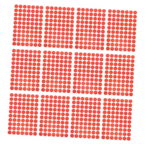 CAXUSD 20 Blätter 19mm Orange Dot -aufkleber Vielseitige Runde Etiketten Für Schnelle Identifizierung Und Organisation Umhülle Zum Handeln Von Etikettendichten von CAXUSD