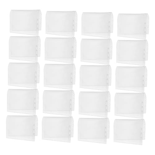 CAXUSD 20 Stück 6-ring-ordnertaschen: Durchsichtige Ordnerhüllen Aus Kunststoff Mit 6 Löchern, Dokumententeiler, Aktenorganizer Für Büro Und Schule CAXUSD 20 Stück 6-ring-ordnertaschen: Durchsichtige Ordnerhüllen Aus Kunststoff Mit 6 Löchern, Dokumententeiler, Aktenorganizer Für Büro Und Schule von CAXUSD