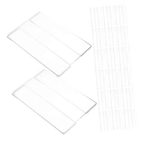 CAXUSD 20 Stück Flachpreis Zubehör für Marktstände Acryldraht -Regal -Etikettenhalter Klarer Acryl -Regal -Etiketthalter Ladenschildständer Regaletikettenhalter Preisanzeige Transparent CAXUSD 20 Stück Flachpreis Zubehör für Marktstände Acryldraht -Regal -Etikettenhalter Klarer Acryl -Regal -Etiketthalter Ladenschildständer Regaletikettenhalter Preisanzeige Transparent von CAXUSD
