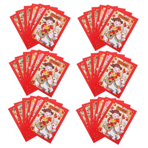 CAXUSD 20 Stück Kartonpferd Rote Umschläge Chinesisches Neujahr Lunar Geschenkumschlag Für Hochzeit Geburtstag Fröhliche Festliche Geldtaschen CAXUSD 20 Stück Kartonpferd Rote Umschläge Chinesisches Neujahr Lunar Geschenkumschlag Für Hochzeit Geburtstag Fröhliche Festliche Geldtaschen von CAXUSD