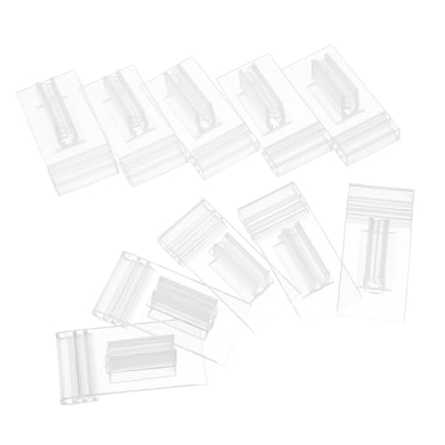 CAXUSD 20Stücke Schilderhalterclip Transparente Preisschildhalter für Einzelhandelsdisplays Wiederverwendbare Etikettenhalter für Supermärkte Vielseitig Einsetzbar CAXUSD 20Stücke Schilderhalterclip Transparente Preisschildhalter für Einzelhandelsdisplays Wiederverwendbare Etikettenhalter für Supermärkte Vielseitig Einsetzbar von CAXUSD