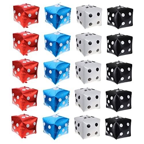 CAXUSD 20st Würfel Gänseblümchen Ballons Ballonbogen-kit Ballons Für Ballontiere Spiralballons Blase Aufblasbare Folienballons Luftballons Für Die Waldparty Partygeschenke Aluminiumfolie von CAXUSD