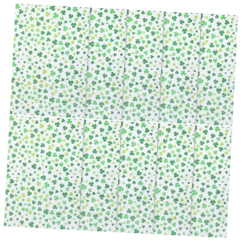 CAXUSD 20stücke Kleeblatt-blumen-geschenkpapier Für St Patricks Party Frühling Urlaubskunstprojekte Geschenkpapierrolle Papier Verpackung Irisch CAXUSD 20stücke Kleeblatt-blumen-geschenkpapier Für St Patricks Party Frühling Urlaubskunstprojekte Geschenkpapierrolle Papier Verpackung Irisch von CAXUSD