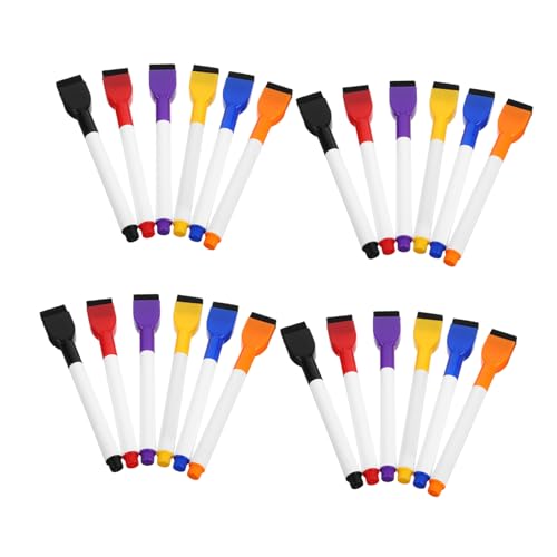 CAXUSD 24 Stück Löschbare Whiteboard Marker Whiteboard Marker Zum Trockenlöschen Kleine Große Trockenlöschbare Markierstifte Trockenlöschbare CAXUSD 24 Stück Löschbare Whiteboard Marker Whiteboard Marker Zum Trockenlöschen Kleine Große Trockenlöschbare Markierstifte Trockenlöschbare von CAXUSD