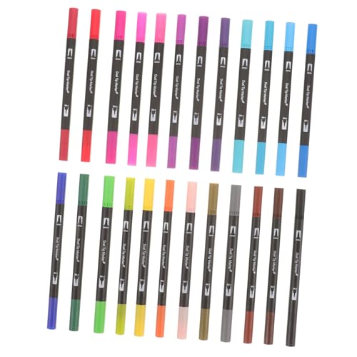CAXUSD 24 Stück Teiliges Malset Doppelseitige Wasserfarben Marker Filzspitze für Präzises Zeichnen Vielseitige Bastel und Scrapbooking Stifte für Kunst und DIY Projekte CAXUSD 24 Stück Teiliges Malset Doppelseitige Wasserfarben Marker Filzspitze für Präzises Zeichnen Vielseitige Bastel und Scrapbooking Stifte für Kunst und DIY Projekte von CAXUSD