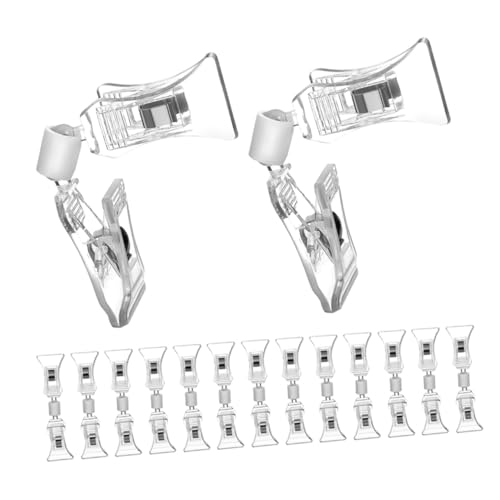 CAXUSD 25 Stück Doppelseitige Plastiklabelhalter für Einzelhandelsanzeigen Preisetikettenklammern Transparente Merchandise Clips für Supermärkte und Geschäfte CAXUSD 25 Stück Doppelseitige Plastiklabelhalter für Einzelhandelsanzeigen Preisetikettenklammern Transparente Merchandise Clips für Supermärkte und Geschäfte von CAXUSD