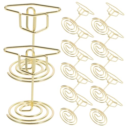 CAXUSD 25 Stück Multifunktional Visitenkarteninhaber Schreibtischkartenhalter Inhaber von Abschlusstabellennummern Kartenhalter für Schreibtisch Mini-Menühalter Stahl Golden CAXUSD 25 Stück Multifunktional Visitenkarteninhaber Schreibtischkartenhalter Inhaber von Abschlusstabellennummern Kartenhalter für Schreibtisch Mini-Menühalter Stahl Golden von CAXUSD
