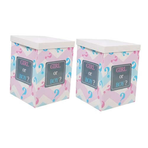 CAXUSD 2Er-Packung Geschlecht enthüllt Faltbox Faltbare Geschenkkiste Faltbare Party Box Ballonboxen für Jungen oder Mädchen Dekorative Geschlecht enthüllen Papier CAXUSD 2Er-Packung Geschlecht enthüllt Faltbox Faltbare Geschenkkiste Faltbare Party Box Ballonboxen für Jungen oder Mädchen Dekorative Geschlecht enthüllen Papier von CAXUSD
