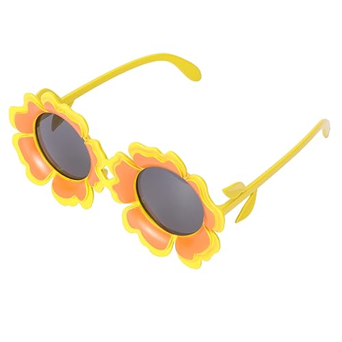 CAXUSD Make-up-Brille 2st Party-geburtstagsbrille Geburtstagsbrille Requisiten Foto Requisiten Brillen Gadgets Für Kinder Sonnenblume Aus Glas Sonnenbrillen Für Kinder Gläser Kleidung von CAXUSD