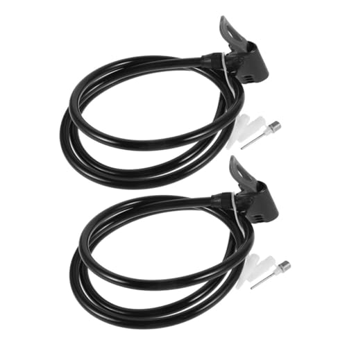 CAXUSD 2Stücke Dual Head Fahrradpumpenadapter für Presta und Luftpumpe für Fahrradreifen Vielseitige Zubehörteile für Sportbälle von CAXUSD