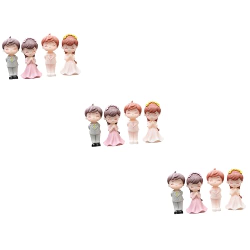 CAXUSD 3 Sätze Paar Puppenschmuck Blumen Pfingstrosen Hochzeit Gefälscht Brautparty Puppenmodell Kuchen Junggesellinnenabschied Liefert Ornamente Figur Bausatz Pvc 2 Paare * 3 CAXUSD 3 Sätze Paar Puppenschmuck Blumen Pfingstrosen Hochzeit Gefälscht Brautparty Puppenmodell Kuchen Junggesellinnenabschied Liefert Ornamente Figur Bausatz Pvc 2 Paare * 3 von CAXUSD