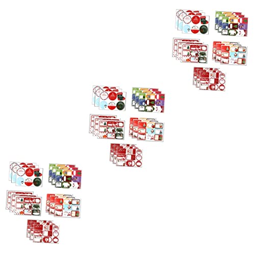 CAXUSD 3 Sätze Weihnachtsaufkleber Planer-aufkleber Wickeln Klebetiketten Scrapbooking Sticker Scrapbook Stickers Abdichtende Aufkleber Geschenksiegelaufkleber Kupferplatte 15 Stück * 3 CAXUSD 3 Sätze Weihnachtsaufkleber Planer-aufkleber Wickeln Klebetiketten Scrapbooking Sticker Scrapbook Stickers Abdichtende Aufkleber Geschenksiegelaufkleber Kupferplatte 15 Stück * 3 von CAXUSD