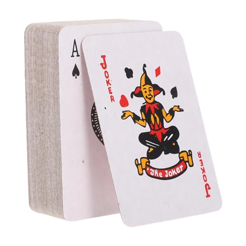 CAXUSD 3 Satz Mini Spielkarten Kompakt Reise Pokerkarten Miniatur Kartenspiel für Party und Outdoor Spaß Vielseitiges Mini Kartenset als von CAXUSD