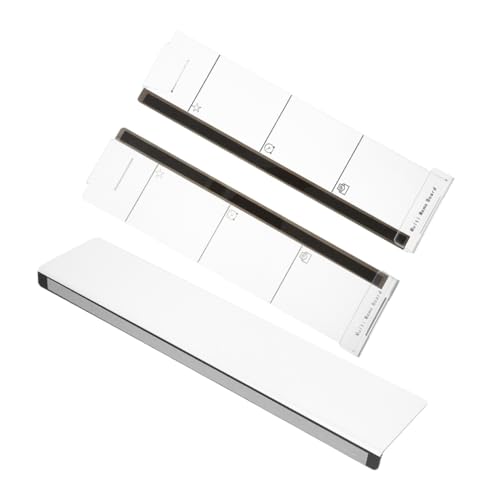CAXUSD 3 Stück Acryl Notiztafel für Computer Seitenwand Praktischer Haftnotizhalter für Büro und Zuhause für Wichtige Erinnerungen und Notizen von CAXUSD