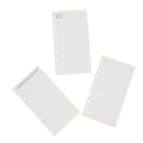 CAXUSD 3 Stück Nachfüllpackung für lose Blätter Wöchentlicher Notizblock Undatierte Planer-Nachfüllungen Planerseiten Wochenplaner nachfüllen Planereinsätze Papier Weiß CAXUSD 3 Stück Nachfüllpackung für lose Blätter Wöchentlicher Notizblock Undatierte Planer-Nachfüllungen Planerseiten Wochenplaner nachfüllen Planereinsätze Papier Weiß von CAXUSD