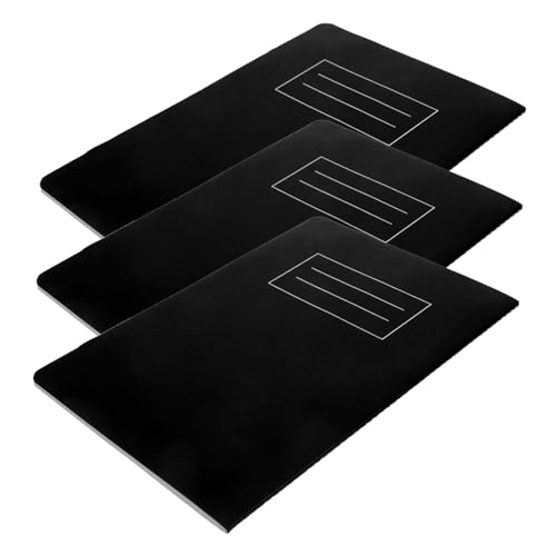 CAXUSD 3 Stück Notizblock Kariert Langlebiges Schreibheft für Schüler und Büro Portables Notizbuch für Planung Nachrichten und von CAXUSD