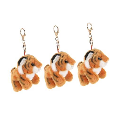CAXUSD 3 Stück Teiliges Kuscheltier Tiger Schlüsselanhänger Set Weicher Plüsch Anhänger Tiermotiv Vielseitig für Schlüssel Rucksack Taschen Langlebig und Leicht Tragbar für CAXUSD 3 Stück Teiliges Kuscheltier Tiger Schlüsselanhänger Set Weicher Plüsch Anhänger Tiermotiv Vielseitig für Schlüssel Rucksack Taschen Langlebig und Leicht Tragbar für von CAXUSD