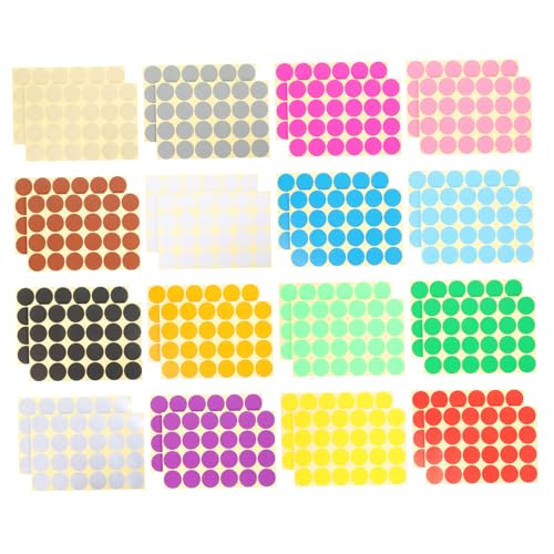 CAXUSD 32 Blatt Farbcodierte Tags klebrige farbige Punkte ablösbare runde Etiketten kleine farbige Punktaufkleber Kodierende Dot -Aufkleber codieren Kreis Punktaufkleber Büromarker Papier CAXUSD 32 Blatt Farbcodierte Tags klebrige farbige Punkte ablösbare runde Etiketten kleine farbige Punktaufkleber Kodierende Dot -Aufkleber codieren Kreis Punktaufkleber Büromarker Papier von CAXUSD