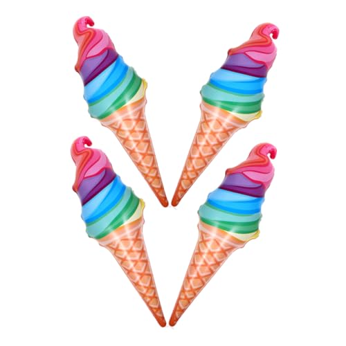 CAXUSD 4 Stück Aufblasbarer Eisballon Riesiges Riesiges Jumbo-eistüten Große Eiswagen Hawaii-luau-ballons Aufblasbare Eistüten Riesige Große Eisballons Eiswaffel Spielzeug Pvc CAXUSD 4 Stück Aufblasbarer Eisballon Riesiges Riesiges Jumbo-eistüten Große Eiswagen Hawaii-luau-ballons Aufblasbare Eistüten Riesige Große Eisballons Eiswaffel Spielzeug Pvc von CAXUSD