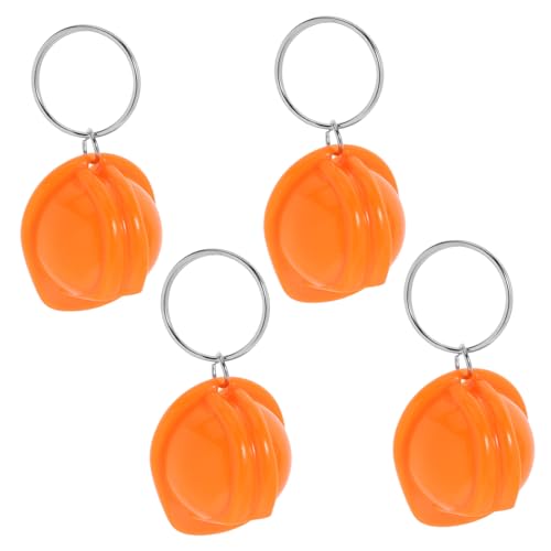 CAXUSD 4 Stück Helm Schlüssel Anhänger Mini-bauhut-schlüsselanhänger Kinderparty Gefälligkeiten Schlüsselanhänger Für Herren Auto Schlüsselanhänger Bauarbeiterhut Orange Zinklegierung CAXUSD 4 Stück Helm Schlüssel Anhänger Mini-bauhut-schlüsselanhänger Kinderparty Gefälligkeiten Schlüsselanhänger Für Herren Auto Schlüsselanhänger Bauarbeiterhut Orange Zinklegierung von CAXUSD