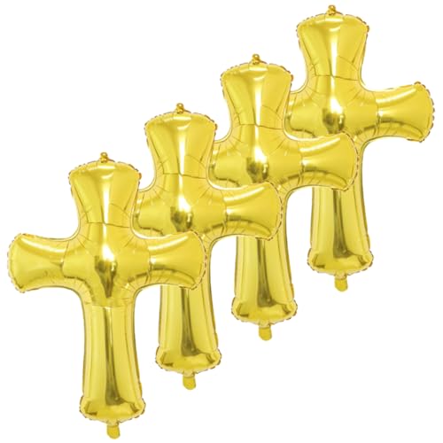 CAXUSD 4 Stück Luftballons Zur Babytaufe Lochballons Für Partytüten Helium Große Luftballons Folienballon Für Die Babyparty Ballons Zur Kreuztaufe Babypartyballons Golden Aluminiumfolie CAXUSD 4 Stück Luftballons Zur Babytaufe Lochballons Für Partytüten Helium Große Luftballons Folienballon Für Die Babyparty Ballons Zur Kreuztaufe Babypartyballons Golden Aluminiumfolie von CAXUSD
