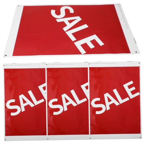 CAXUSD 4 Stück Teiliges Wetterfeste Verkaufsschilder Selbstklebend Wasserfest Langlebig für Fenster Wand Gartennutzung Einzelhandel Werbung CAXUSD 4 Stück Teiliges Wetterfeste Verkaufsschilder Selbstklebend Wasserfest Langlebig für Fenster Wand Gartennutzung Einzelhandel Werbung von CAXUSD