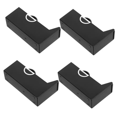 CAXUSD 4 Stück Teiliges Wimpernverlängerungs-klebeband-abroller mit Stabiler Rutschfester Basis Präziser Schneidmechanismus Tragbar für Büro und Salon Praktischer Tape Cutter Halter von CAXUSD