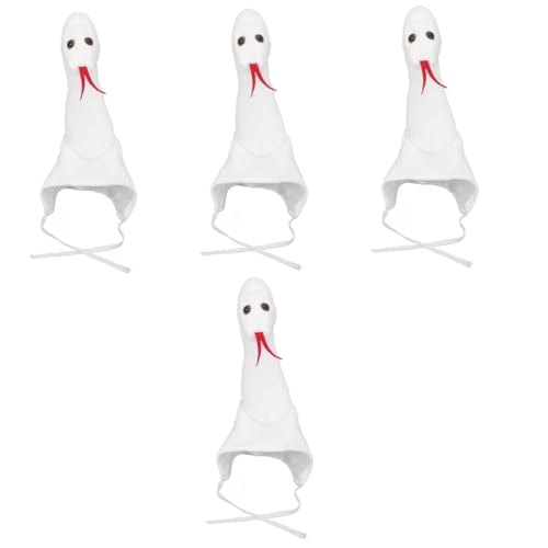 CAXUSD 4 Stück Tierischer Hut Hasenmütze Für Damen Kahle Kappe Strohhut Beweglicher Hut Des Halloween-ohrs Piratenhut Hüte Schlangenkopfschmuck Schlangenjahreshut Weiß Samt CAXUSD 4 Stück Tierischer Hut Hasenmütze Für Damen Kahle Kappe Strohhut Beweglicher Hut Des Halloween-ohrs Piratenhut Hüte Schlangenkopfschmuck Schlangenjahreshut Weiß Samt von CAXUSD
