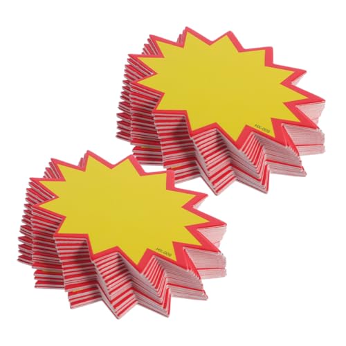 CAXUSD 400 Stück löschbares Preisschild Verkaufsetiketten für Einzelhandelsgeschäfte Schild speichern Tag-Verkaufsschilder Preisschild für den Handel Papier Yellow CAXUSD 400 Stück löschbares Preisschild Verkaufsetiketten für Einzelhandelsgeschäfte Schild speichern Tag-Verkaufsschilder Preisschild für den Handel Papier Yellow von CAXUSD