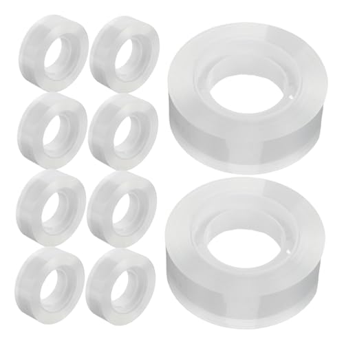 CAXUSD 48 Rollen Transparentes Klebeband Büroklebeband Büro-klebeband Transparentes Büroklebeband Nachfüllpackungen Für Klebebandabroller Klebeband Für Die Schule Kleber Transparent von CAXUSD