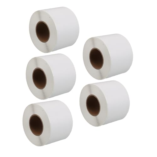 CAXUSD 5 Rollen Etikett Papier für Thermodrucker Strichcode Kleber Weiß CAXUSD 5 Rollen Etikett Papier für Thermodrucker Strichcode Kleber Weiß von CAXUSD