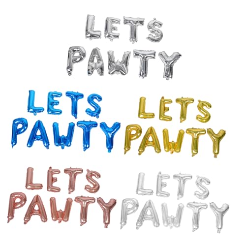 CAXUSD 5 Sets Hundegeburtstagsballons Hundegeburtstagsparty Gastgeschenke Haustierparty Ballons Lets Pawty Ballons Welpenballons Süßer Welpenballon Haustiergeburtstagsballons CAXUSD 5 Sets Hundegeburtstagsballons Hundegeburtstagsparty Gastgeschenke Haustierparty Ballons Lets Pawty Ballons Welpenballons Süßer Welpenballon Haustiergeburtstagsballons von CAXUSD